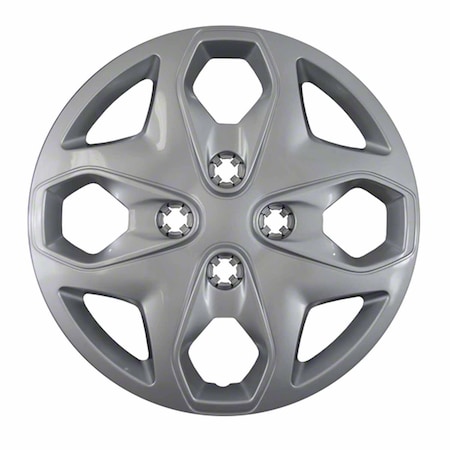 Coast2Coast 15", 4 Split Spoke, Silver, Plastic, Set Of 4, Push On IWC44415S